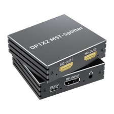 1 in 2 out MST Hub DP to HDMI Monitor Splitte...