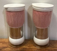 2x Charles of the Ritz Large Body Powder Brush, Discontinued NEW IN CLEAR CASE