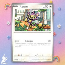Aipom 78/94 Phantasmal Flames Common Pokemon TCG Card Ungraded NM Art Saboteri