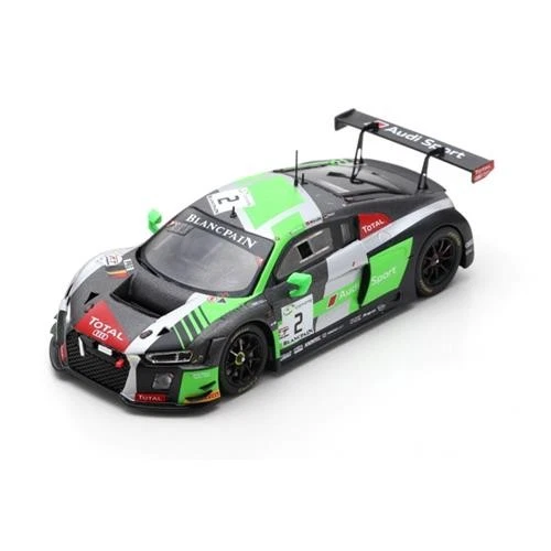 1:43 Spark Audi R8 Lms #2 8Th 24H Spa 2018 R.Rast N.Muller R.Frijns SB208 Modell - Immagine 2 di 2