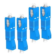 SC Male to LC Female Fiber Optic Adapter Single Mode 9/125um SC/UPC 4 Pack