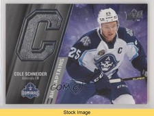 2021-22 Upper Deck AHL Captains Cole Schneider #L-12 READ 1h6