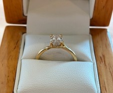 18ct Gold Solitaire Diamond Engament Ring, Wedding Ring, 0.75ct, Solid Gold