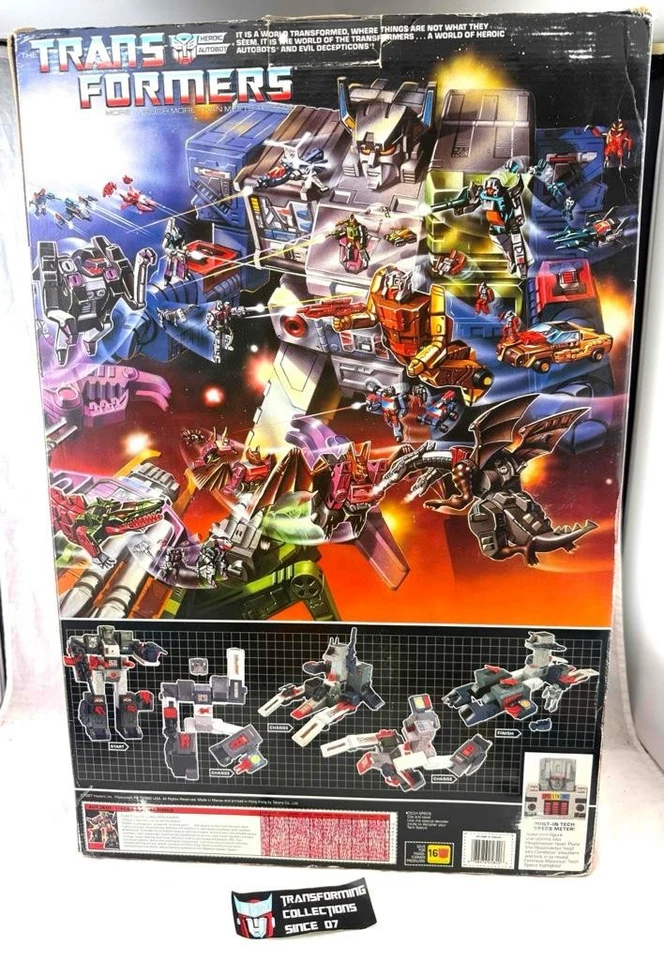 Transformers Original G1 1987 Headmaster Fortress Maximus Complete w/ Box - Image 2 of 4