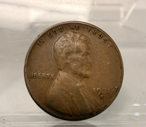 1931 S LINCOLN WHEAT PENNY 1C EXTRA FINE XF