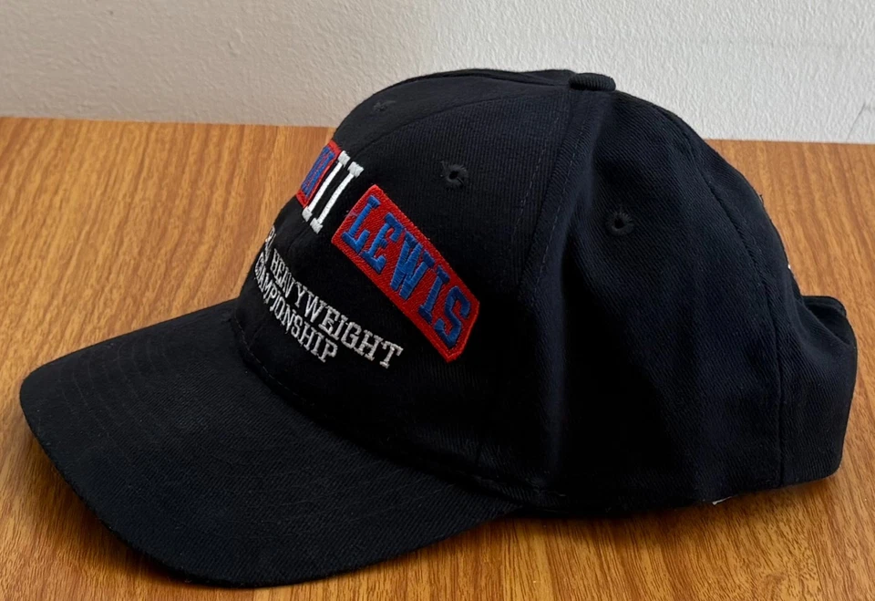 Vintage Boxing Lennox Lewis vs Hasim Rahman II - Adjustable Hat Cap 11-17-2001 - Image 4 of 4