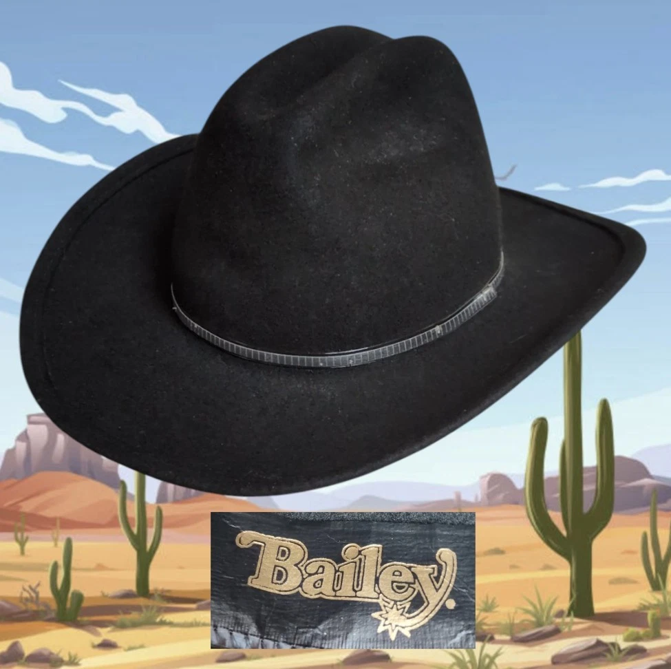 Bailey Black Hats for Men for sale | eBay