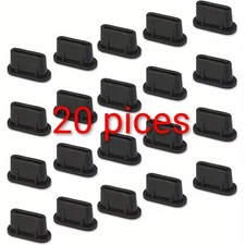 new 20 pices rubber Dust Plugs Dust Cover for Any USB Type C Charging Port