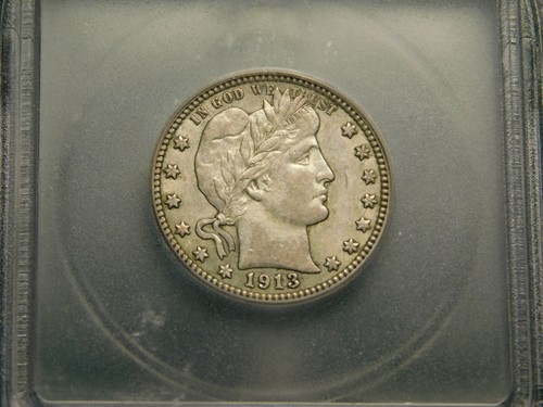 1913 D   Barber Quarter  Item # 5509