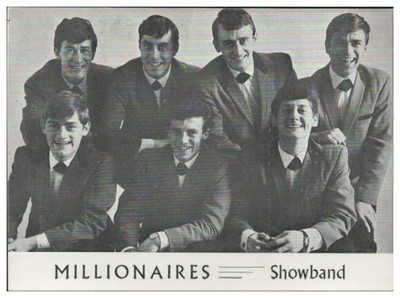 Y29318/ Millionaires Showband UK-Beat- Popband Autogrammkarte ca.1968