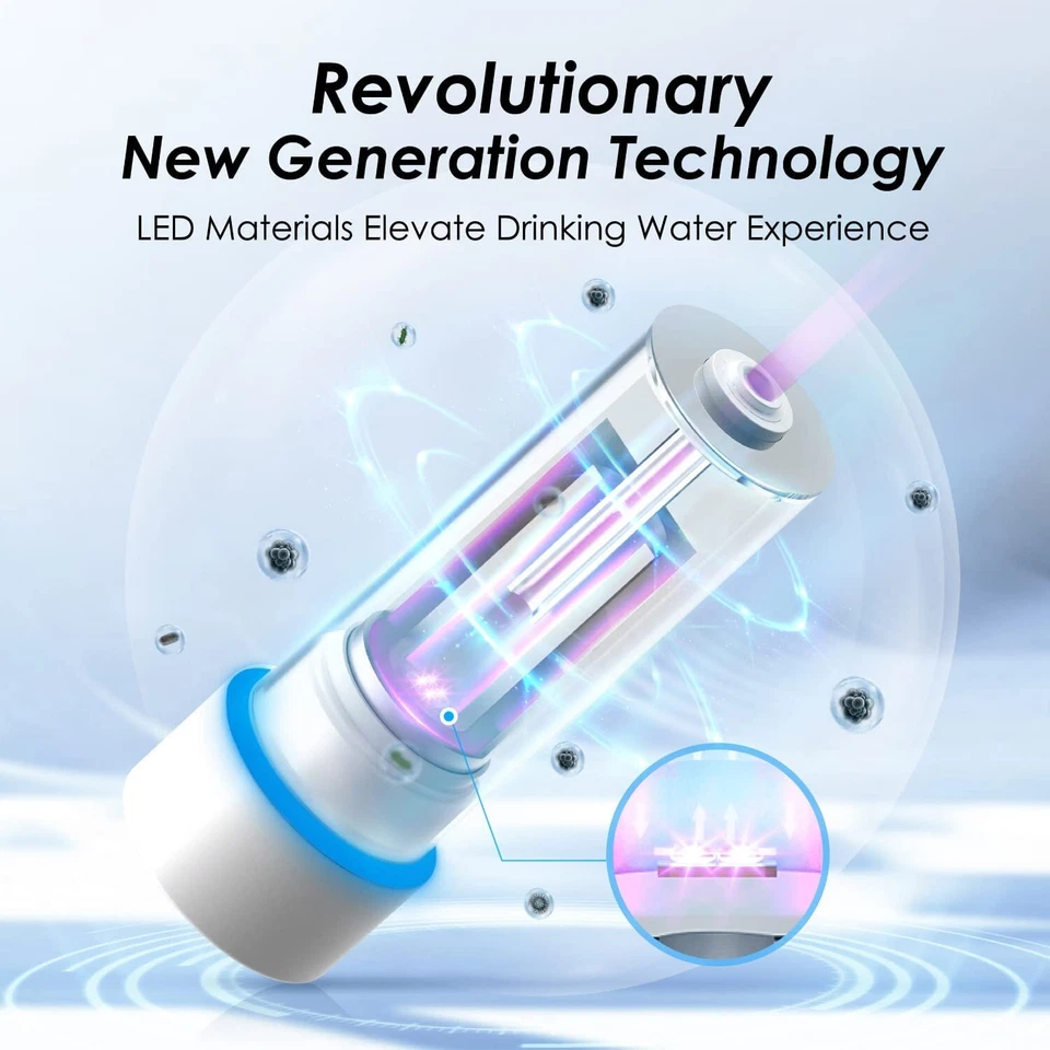 Waterdrop LED UV͎ Ultrąviolët Water Sterilizër Filter for Kitchen, Mercury-Free - Image 2 of 4