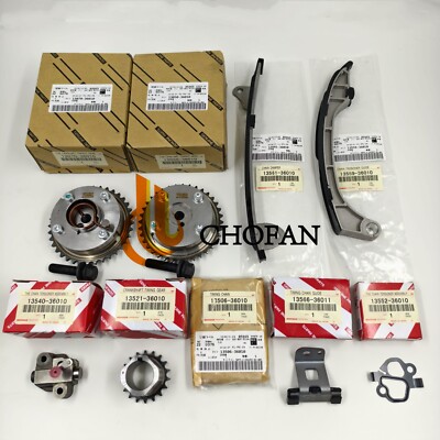 OEM For 09-12 Scion tC Toyota Camry Rav4 Sienna Venza 2.5 2.7L Timing Chain Kit