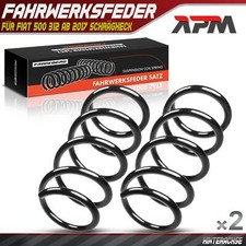 2x Federn Fahrwerksfeder Hinterachse L oder R für Fiat 500 312 Schrägheck