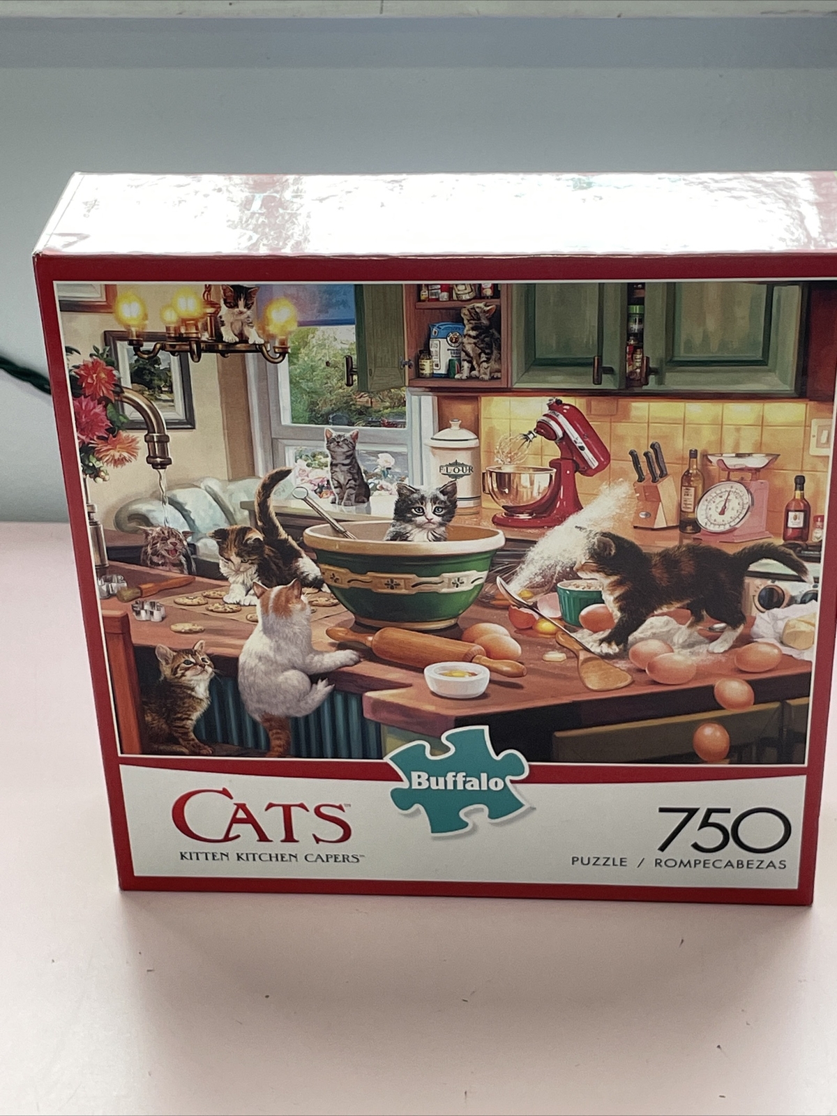Buffalo Games Cats KITTEN KITCHEN CAPERS 750 piece puzzle eBay