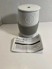 Pampered Chef Ceramic Egg Cooker w/ Silicone Sleeve and Lid #1529 EUC