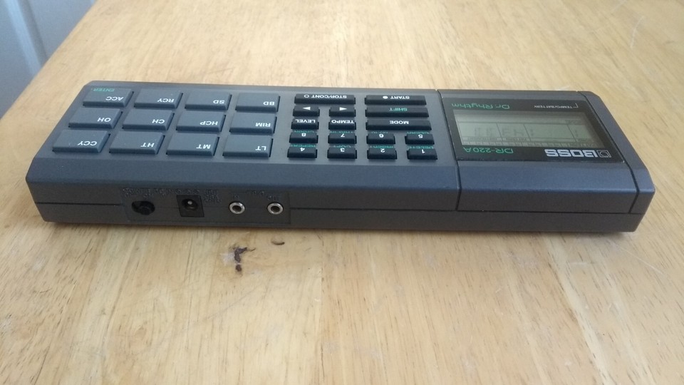 Boss DR220a Dr Rhythm Vintage Drum Machine Case and Manual eBay