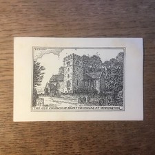 Mini Guide Saint Nicholas Church Oddington Gloucestershire