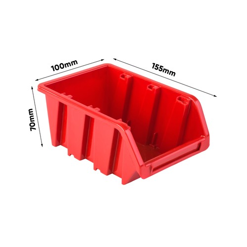 6x Wandregal Lagersystem 91 Boxen 1158 mm x 780 mm Stapelboxen Set Sichtlagerkäs - Bild 9 von 11