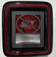 NO BS Bull Poop in 3D - Blk for Jeep Wrangler JK/JKU/JL Rear Tail Light Cover