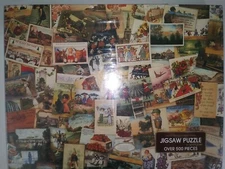 Vintage New Springbok Puzzle Wish You Were Here 500 Pieces Hallmark Made USA 