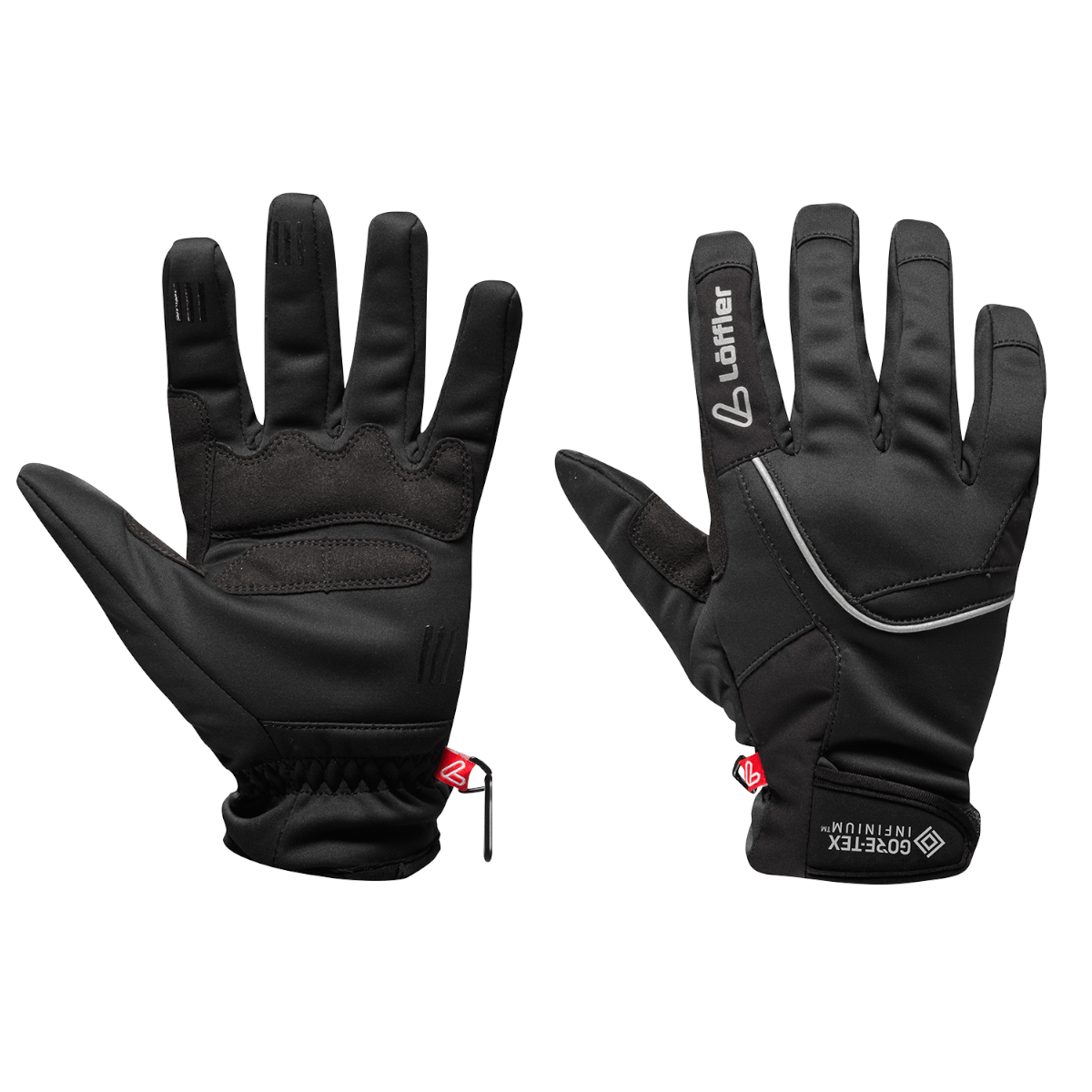 Loeffler gloves Tour Gloves WS Warm-softshell-Nero