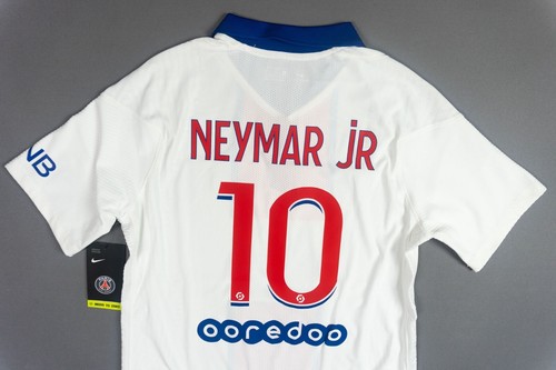 Neymar JR 2020-21 PSG Vapor Shirt Jersey Nike Original L CD4188-101 BNWT New - Picture 5 of 20
