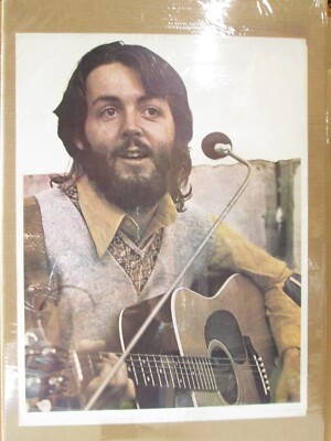 Vintage Rock n' Roll Paul Mc Cartney Beatles 1970's Inv#G7926