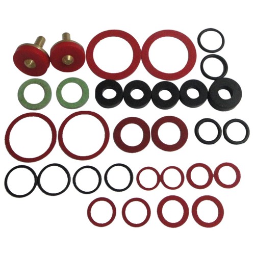 DELUXE UNIVERSAL ASSORTED SHOWER WASHER KIT + 2 Premium Brass