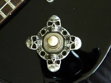 SKULL TOGGLE SWITCH COVER fits Jackson warrior guitar 3-WAY selector ring plate 