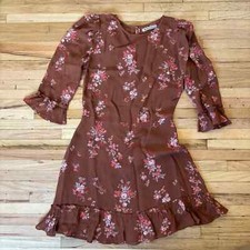 Reformation Doutzen Floral Mini Dress