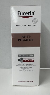 Eucerin Anti-Pigment Night Cream 1.7 oz EXP 10/26 U60G