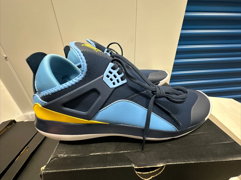 Jordan Fly 89 Marquette PE Azul/Dorado Talla 16 Foto 2 de 4