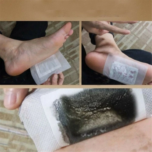 Foot Detox Patches Pads Toxins Deep Cleansing Herbal Organic Slimming Pad 50PCS - Picture 6 of 9