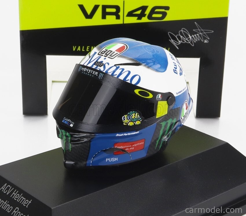 MINICHAMPS 1/8 AGV HELMET VALENTINO ROSSI MISANO MOTOGP 2020 RACE