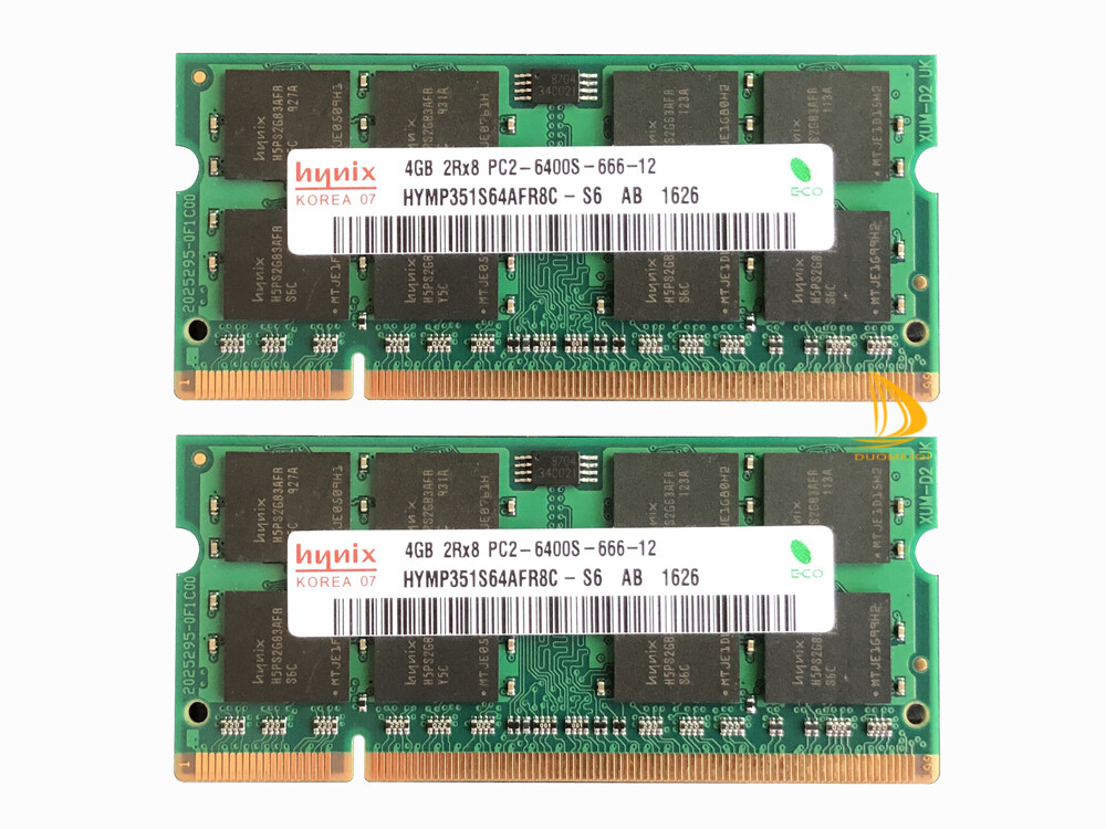 Ddr2 8gb Lot Hynix 8GB 4GB 2GB 2RX8 DDR2 800MHz PC2-6400S SODIMM