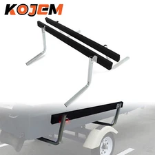 5' Adjustable Boat Trailer Guide Bunk Board Bunkboard Guide-On Rails Zinc-Plated