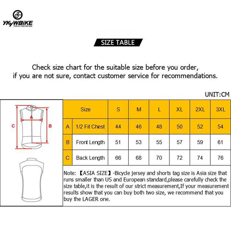 Men Cycling Jacket Reflective Bicycle Vest Windproof Cycling Sleeveless Jacket - Image 4 of 4