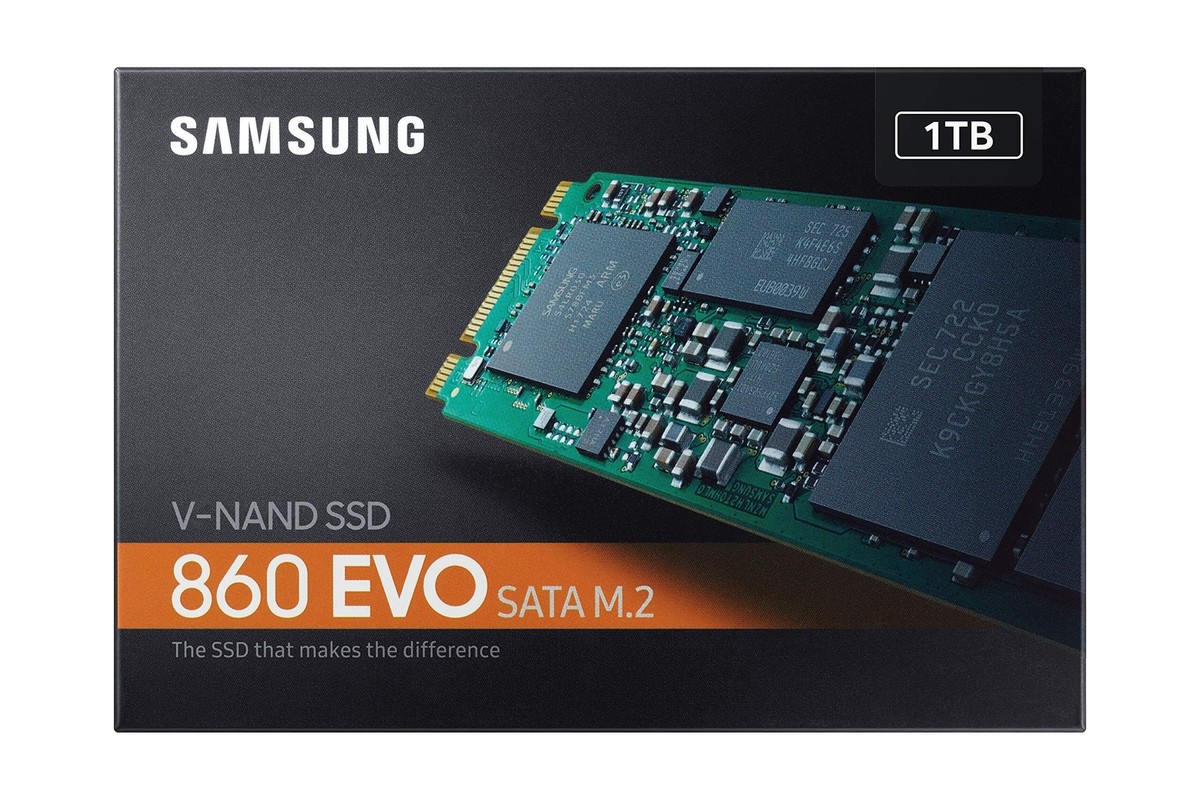 Samsung SSD 860 EVO 1TB M.2 SATA Internal SSD (MZ-N6E1T0BW