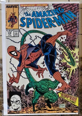 ✨️AMAZING SPIDERMAN #318 SCORPION APP. MCFARLANE COVER ART | eBay