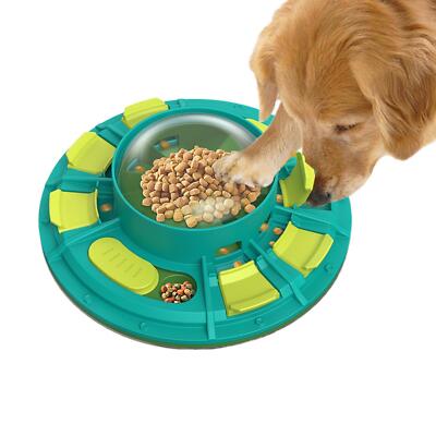Interaktives Hundefutter Puzzle Spielzeug & langsames Füttern 3 in 1 Hund Nagel Kratzbrett