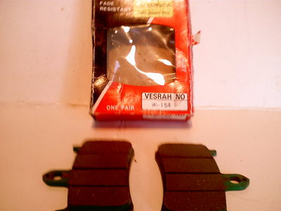 NSR250R    88-92  FRONT  DISC  PADS   CB250F  HORNET   96-07  /   CB900F   01-07