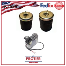Rear Pair Suspension Air Springs and Compressor Pump Kit 2000-2006 BMW X5 E53