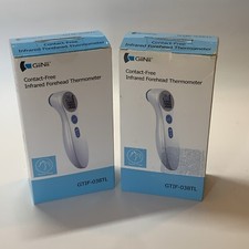 Lot of 2 GiiNii Contact-Free Infrared Forehead Thermometer All Ages GTIF-038TL