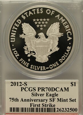 2012-S (S) Silver Eagle PCGS First Strike 