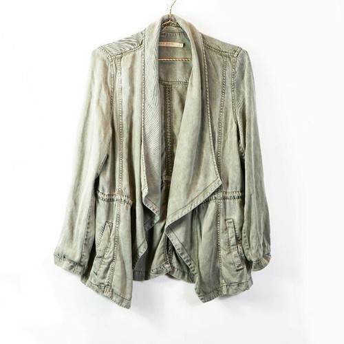 Max Jeans Drape Front Tencel Jacket in 
