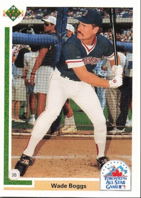 1991 Upper Deck Final Edition Wade Boggs Boston Red Sox #84F