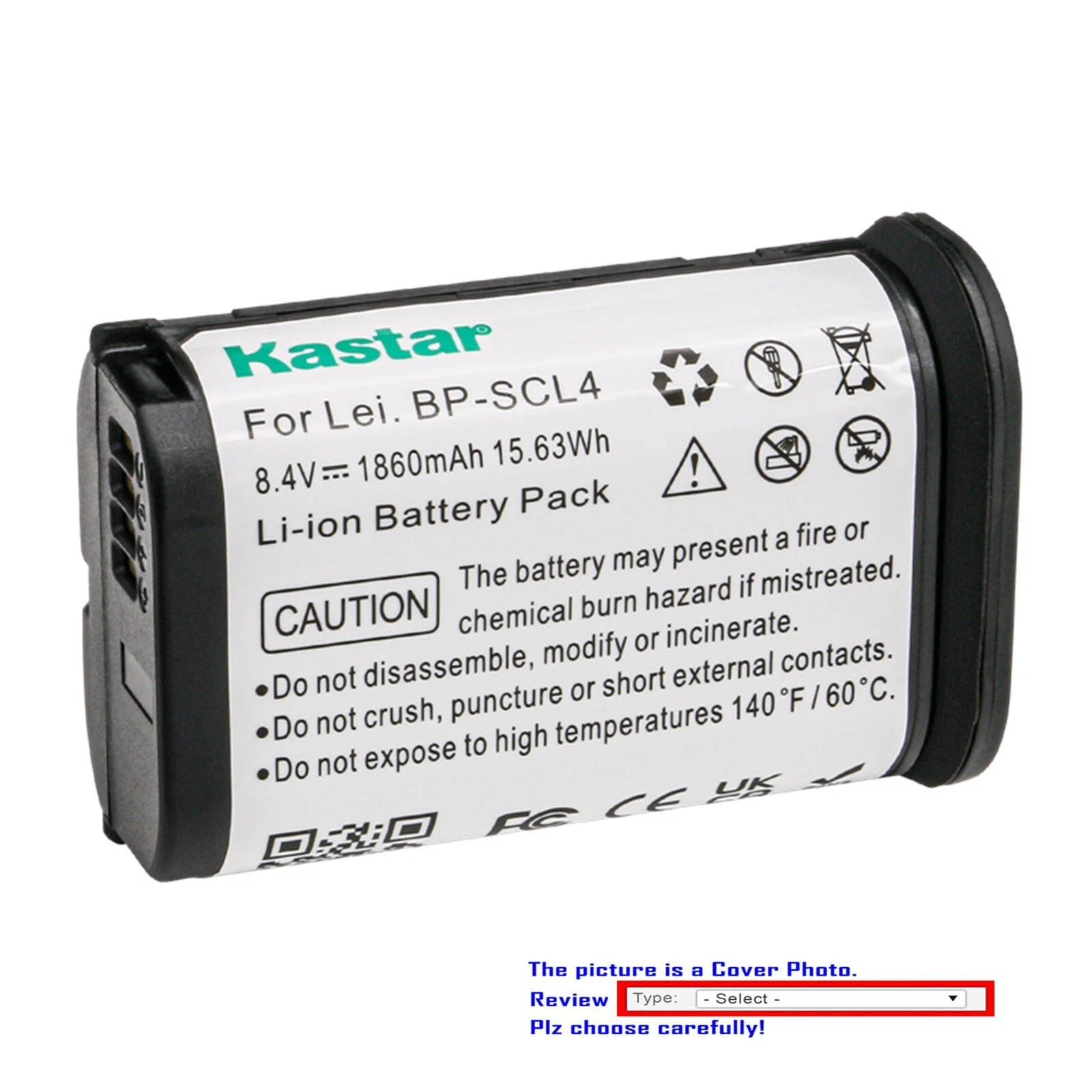 Kastar Battery Pack Replacement for Leica BP-SCL4 16062 Battery, BC-SCL4 Charger