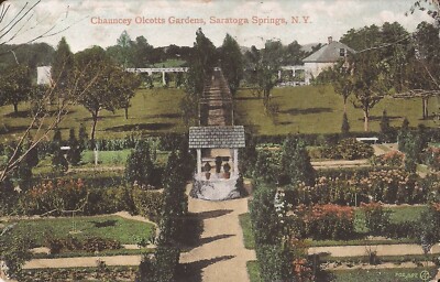Saratoga Springs, NEW YORK - Chauncey Olcott Gardens - 1907