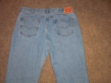 LEVI'S 550 Blue pure cotton Straight Jeans 40x30