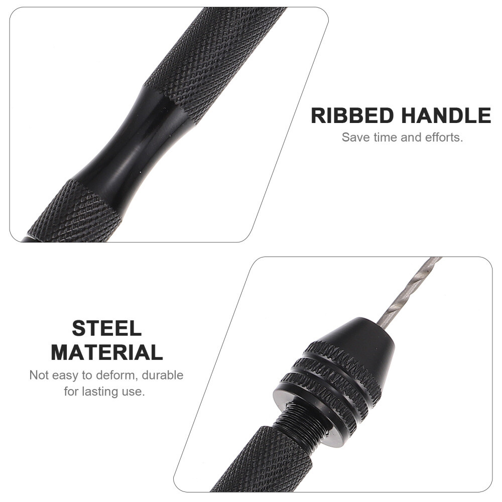  Manual Push Hand Drill Tool Toolbox Jewelry Making Drills Vise